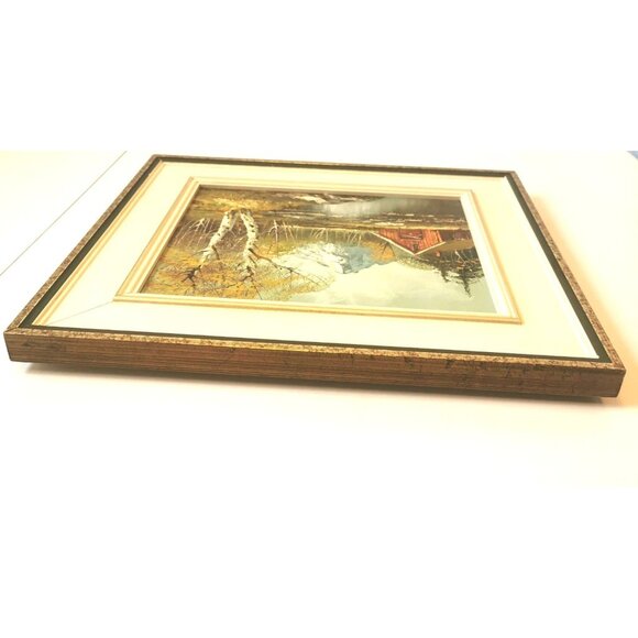 Vintage Outdoor Nature Scene Oil Painting by C. Gibbon - Picture 6 of 9